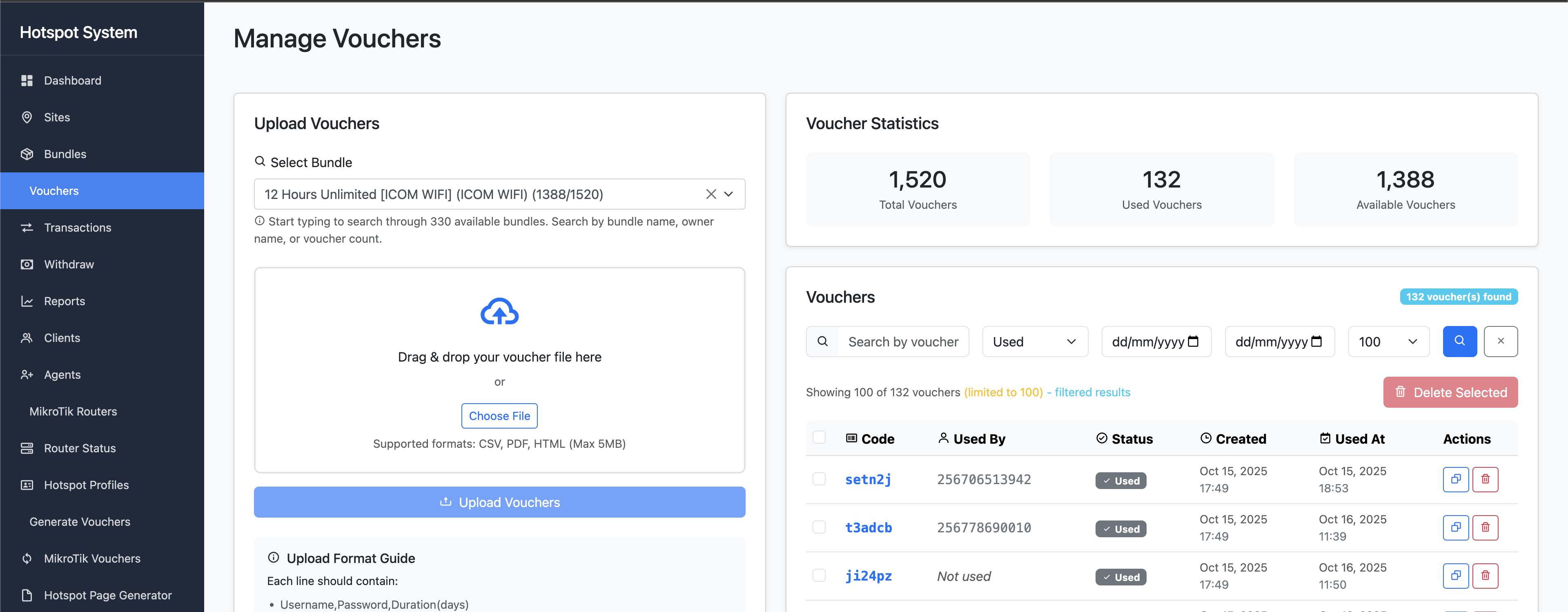 Transaction Reports
